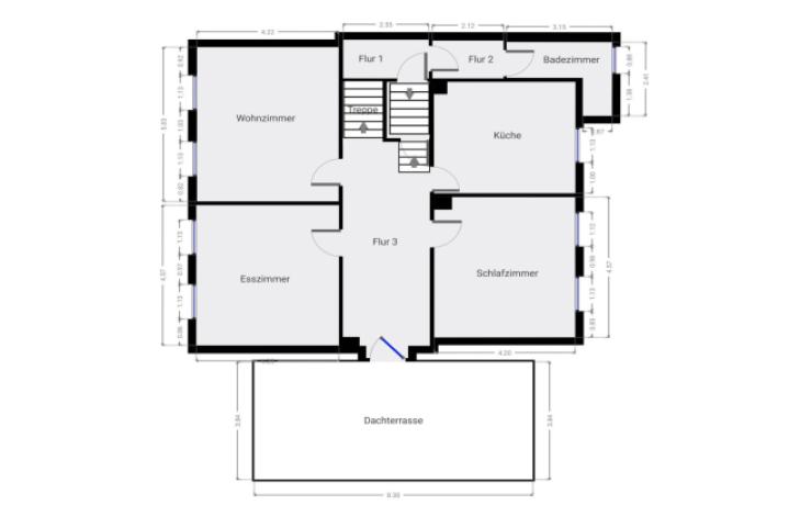 Grundriss Skizze 2.OG