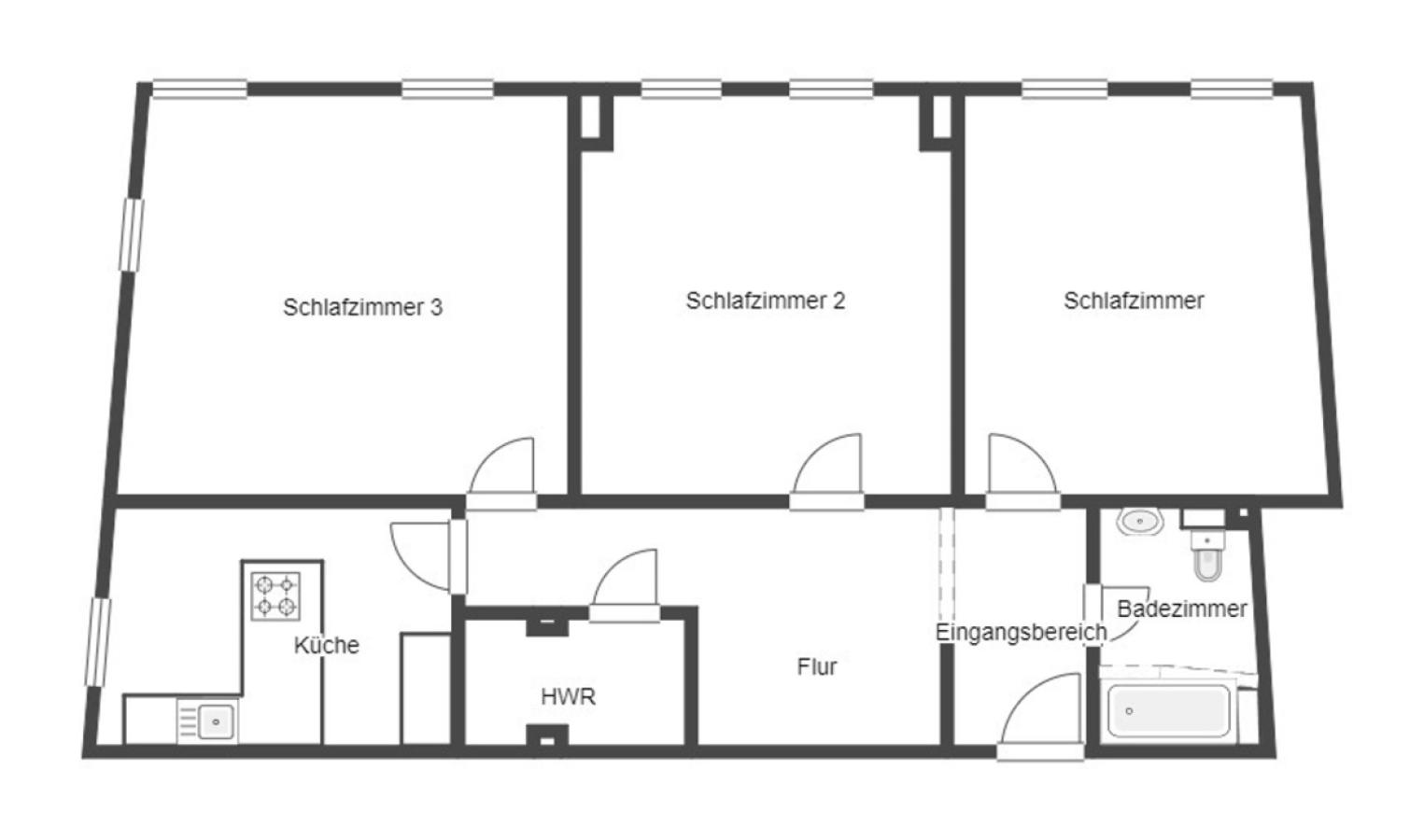 Grundriss Skizze