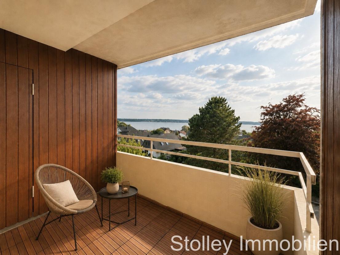 Balkon - Einrichtungsbeispiel (KI)