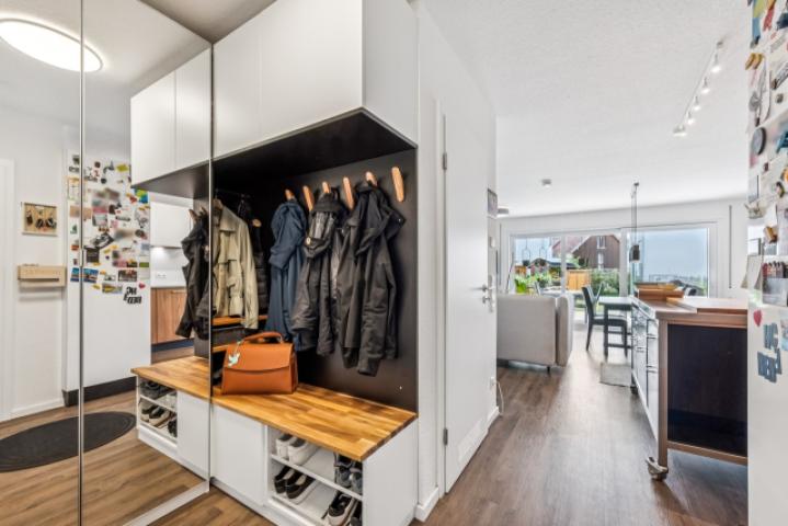 Flur mit Garderobe