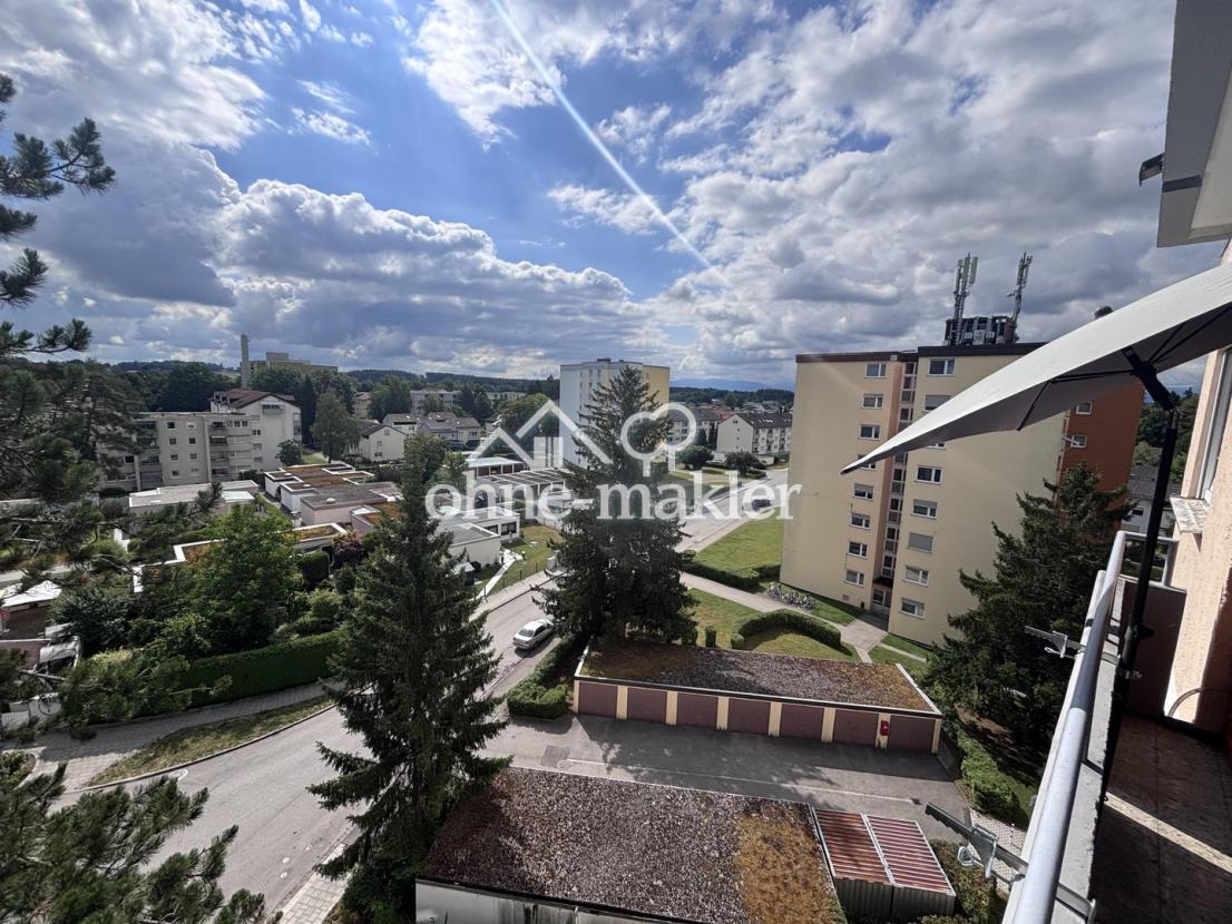 Blick vom Balkon