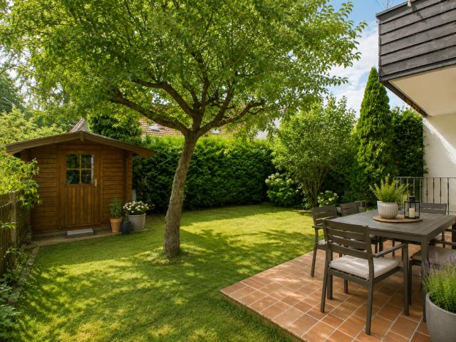 Garten mit Terrasse