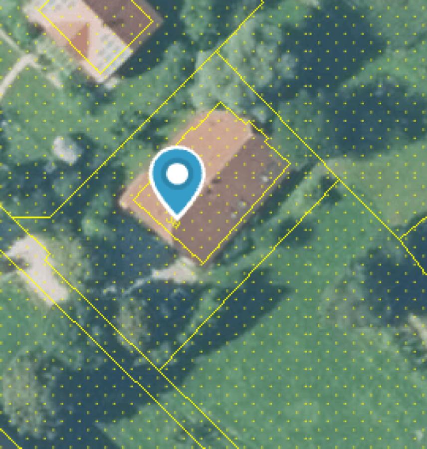Satellitenaufnahme mit Grenzen