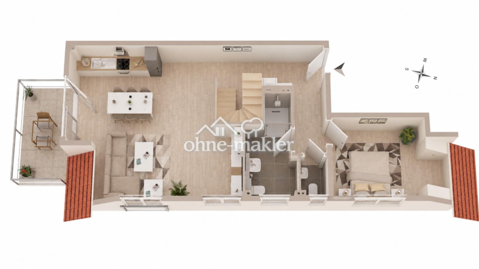 3D-Grundriss 1. DG