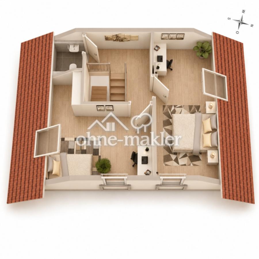 3D-Grundriss 2. DG