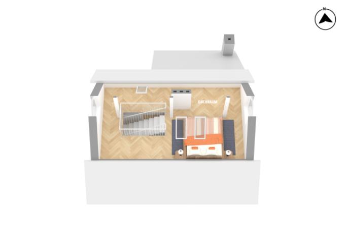 EFH Glienicke-Nordbahn-Dachraum-3D-Grundriss