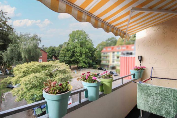 Blick vom Balkon