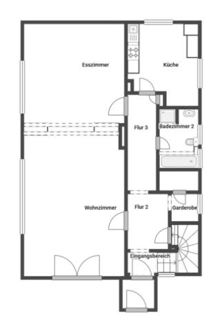 Grundriss Skizze EG