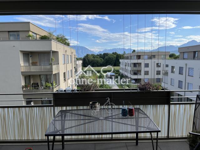 Blick vom Balkon