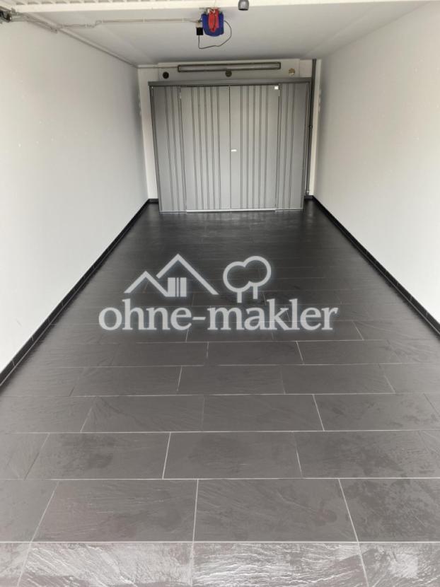 Garage gefliest