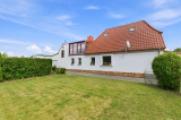 Seitenansicht des Hauses