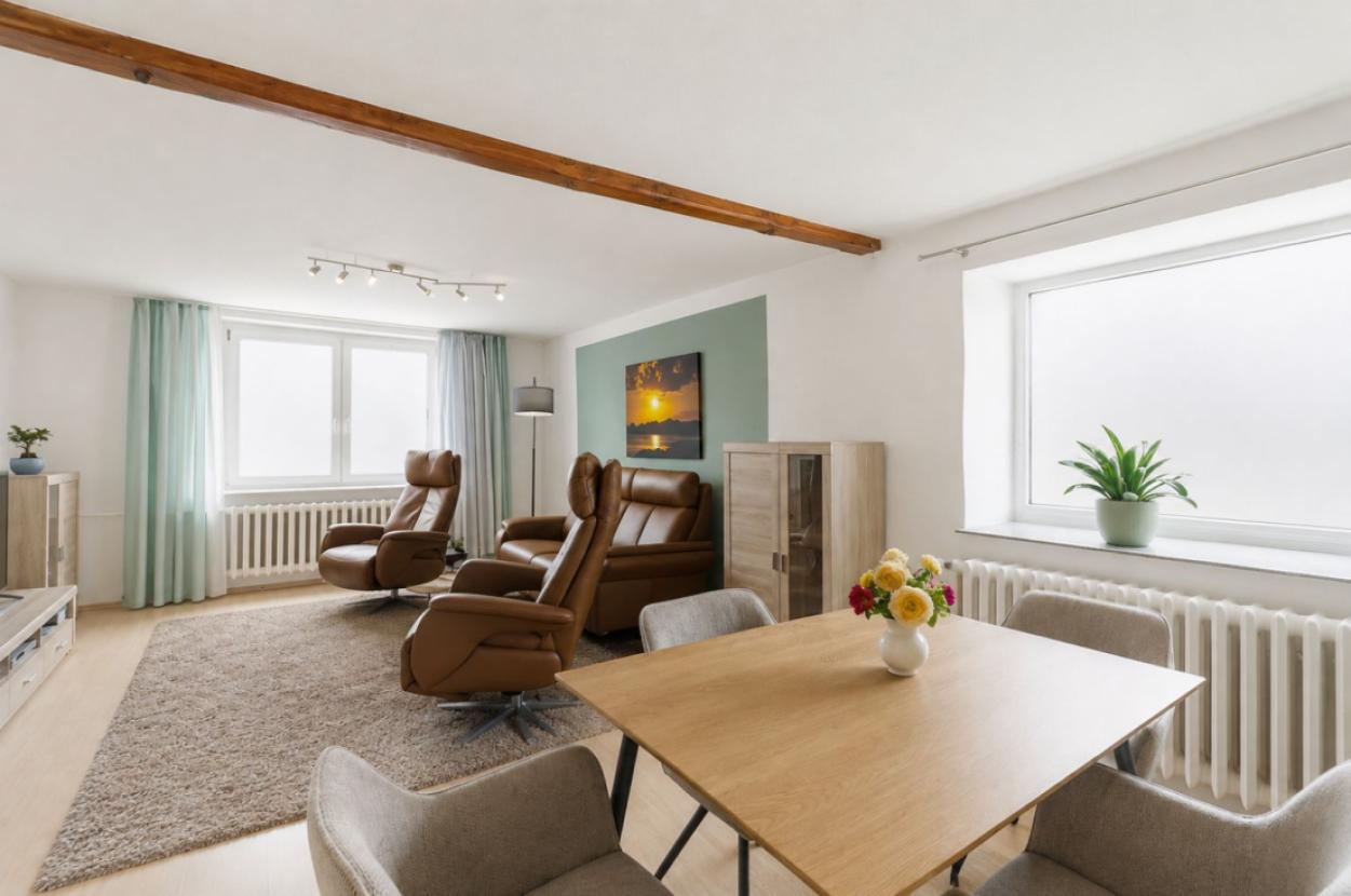 Kombiniertes Wohn- und Esszimmer