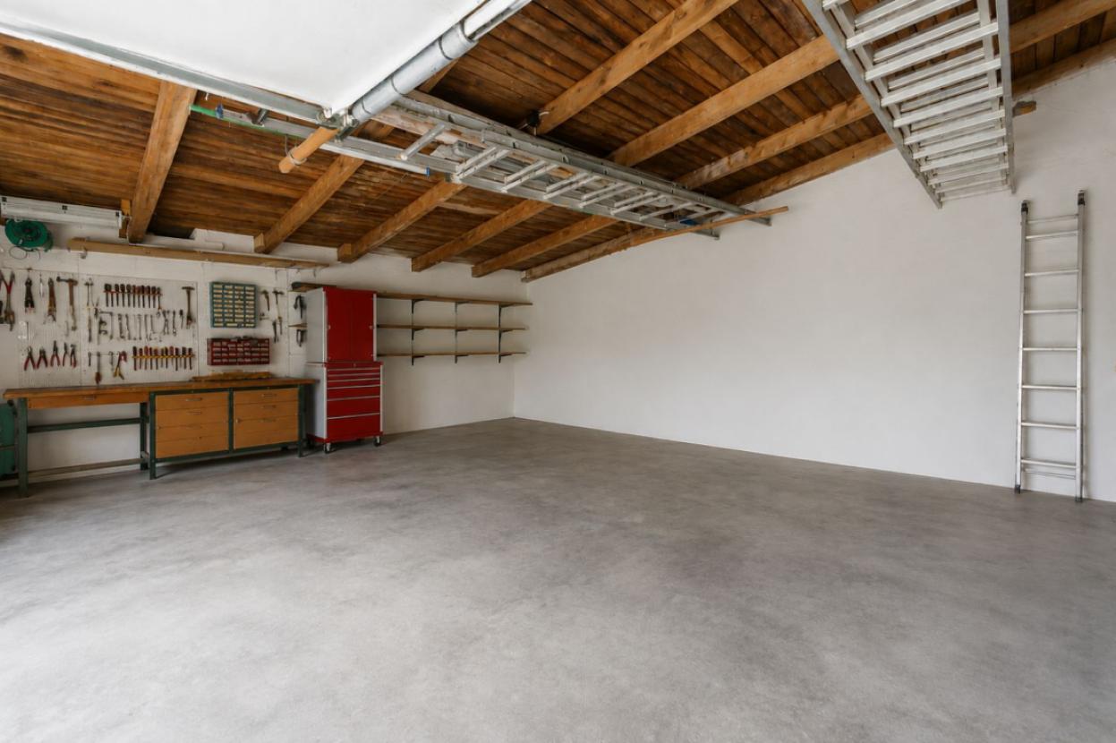 Werkstatt in der Doppelgarage