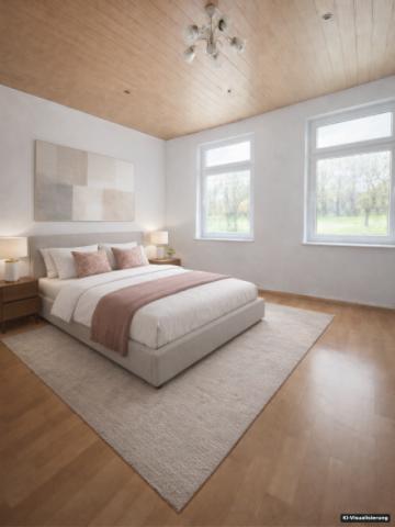 KI-Visualisierung – Schlafzimmer KI modernisiert