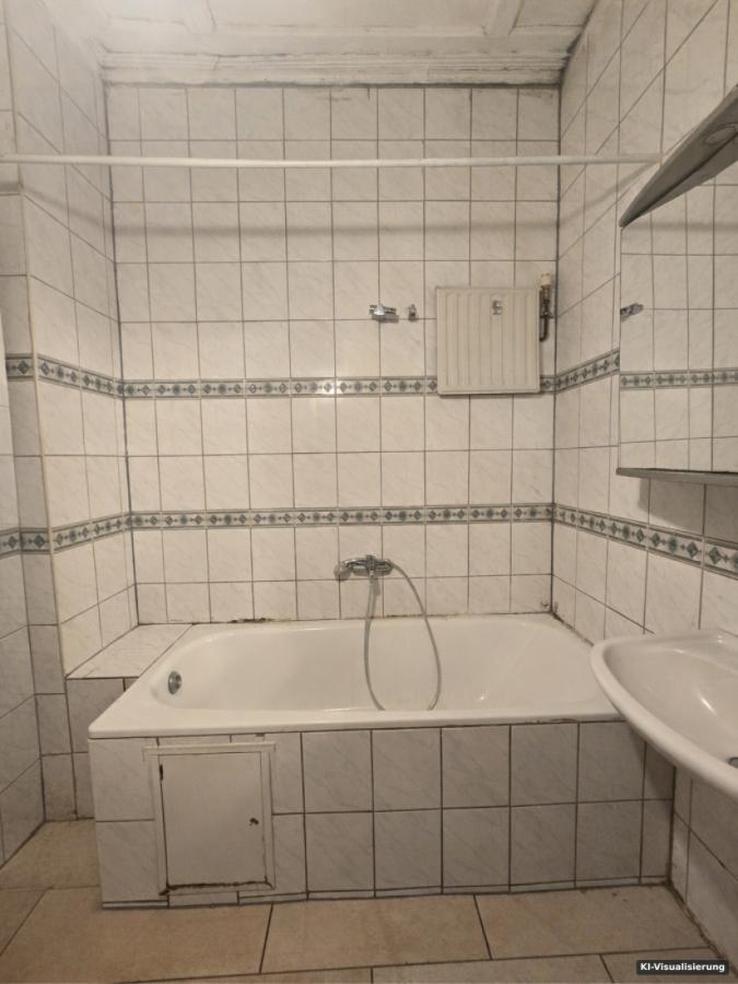 KI-Visualisierung – WE 5 Badezimmer