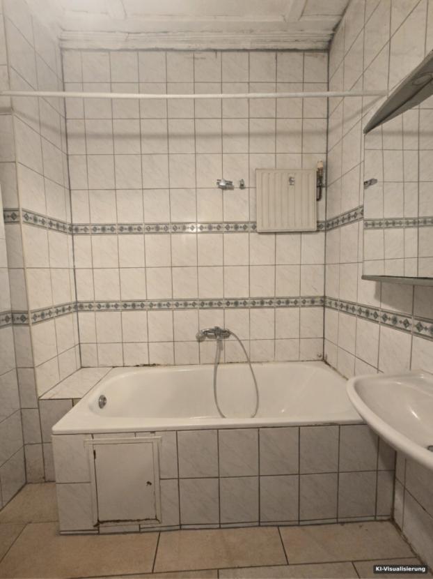 KI-Visualisierung – WE 5 Badezimmer