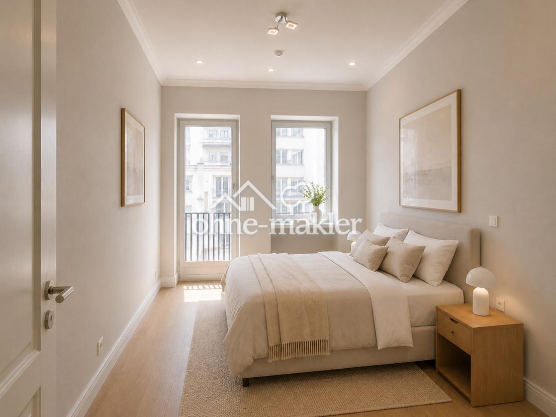 Masterschlafzimmer zur Piazza