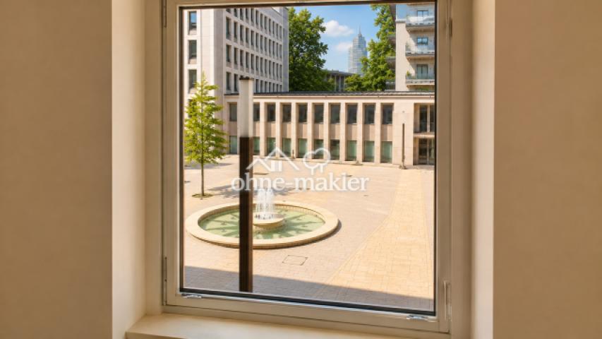 Blick aus dem Arbeitszimmer