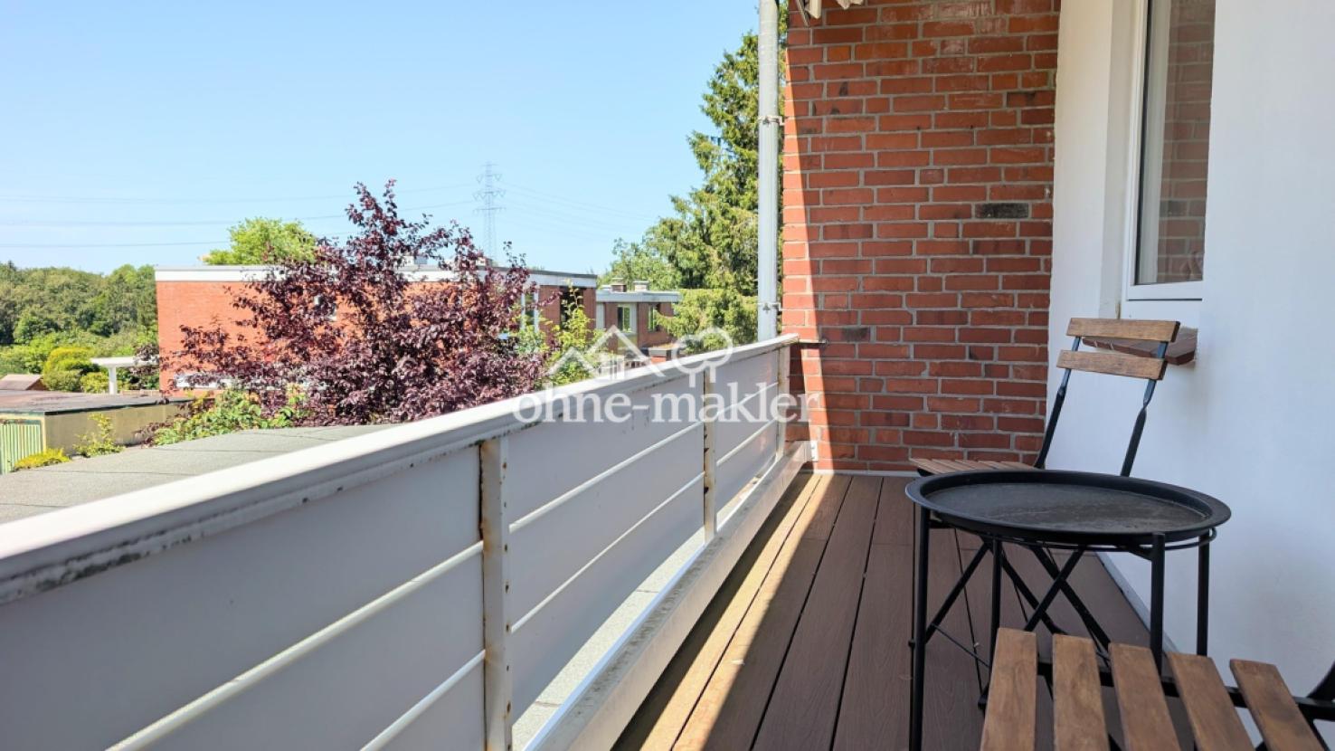 Balkon des Schlafzimmers