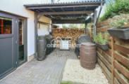Garten hinten Grillunterstand