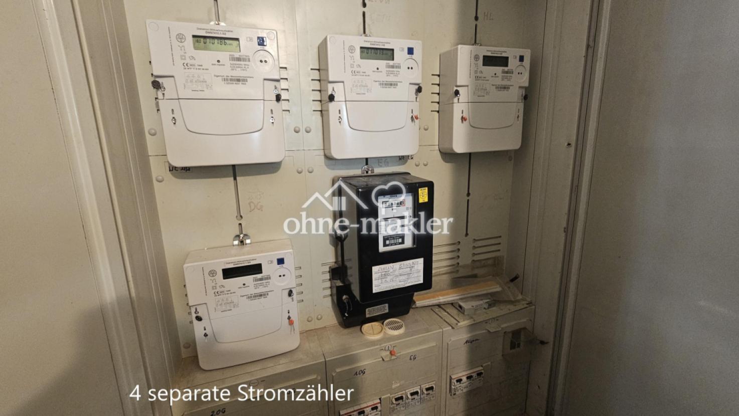 Stromzähler je Wohnung