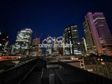 Dachterrasse bei Nacht