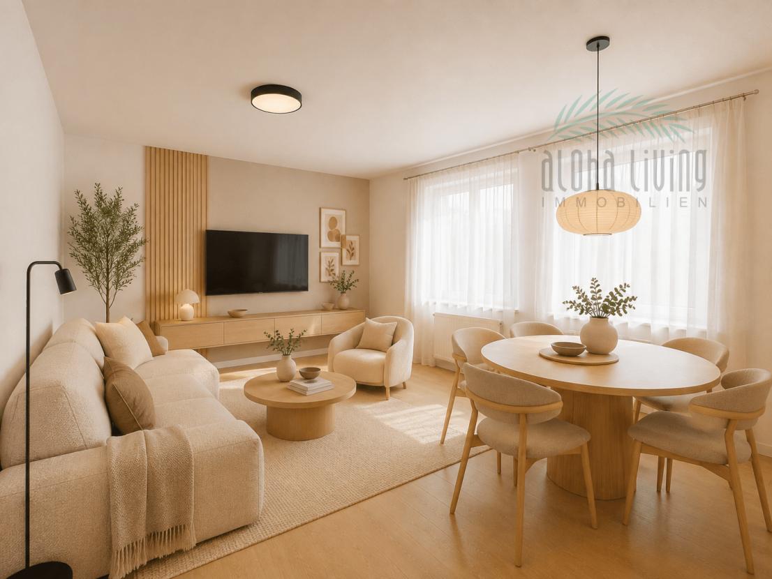 Visualisierung - Wohnzimmer (EG)