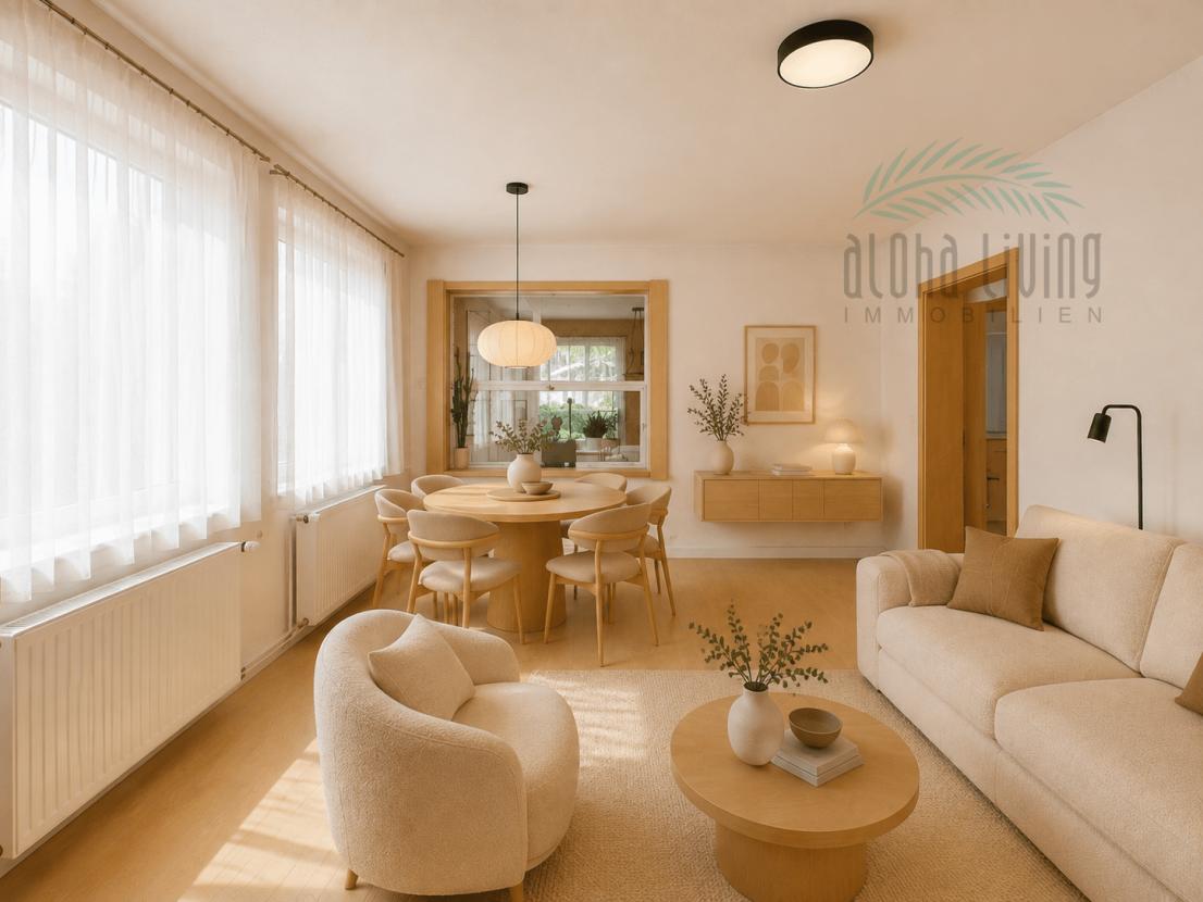 Visualisierung - Wohnzimmer (EG)