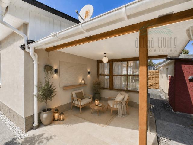 Visualisierung - Überdachte Terrasse
