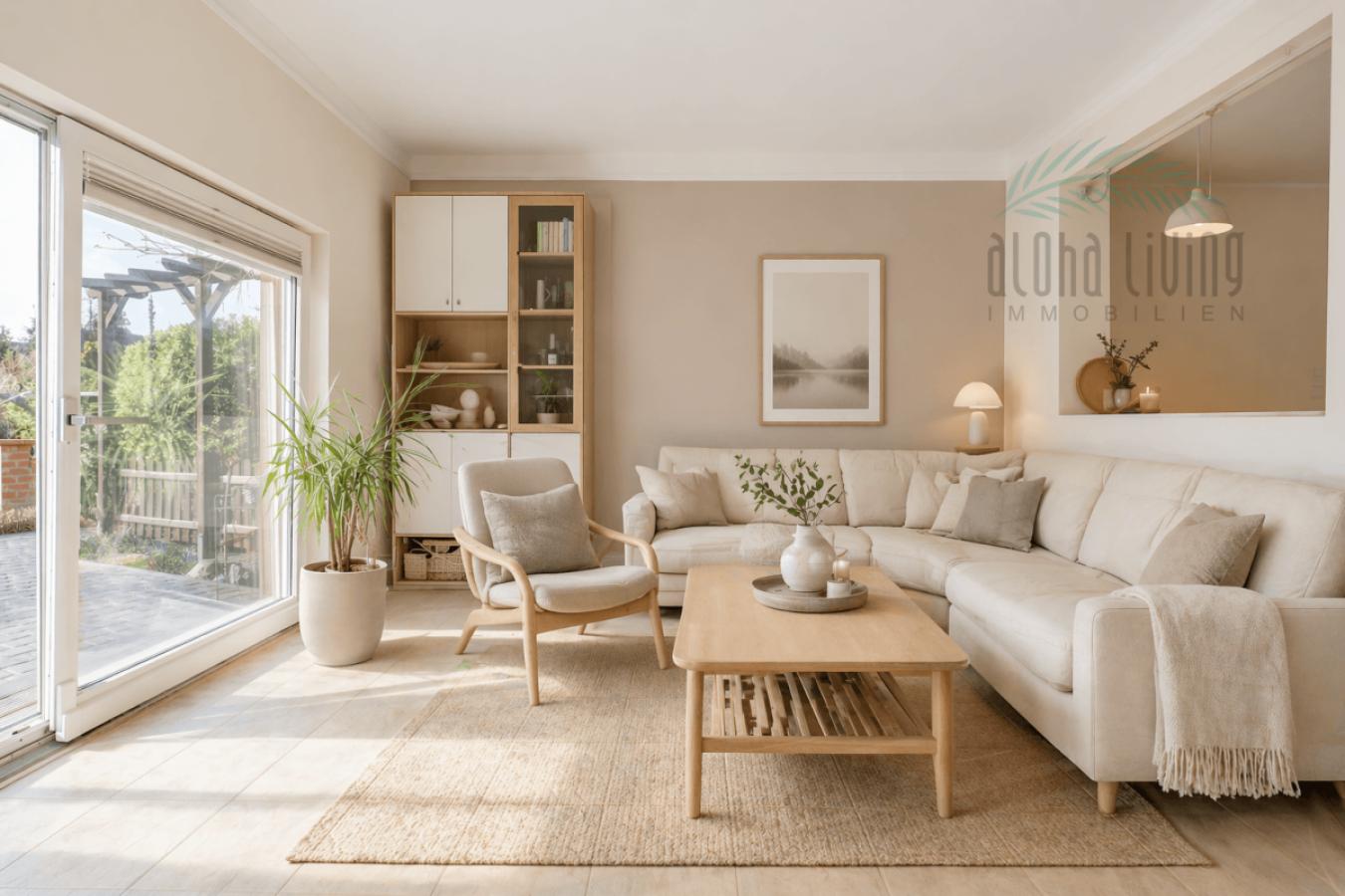 Visualisierung Wohnzimmer (EG)