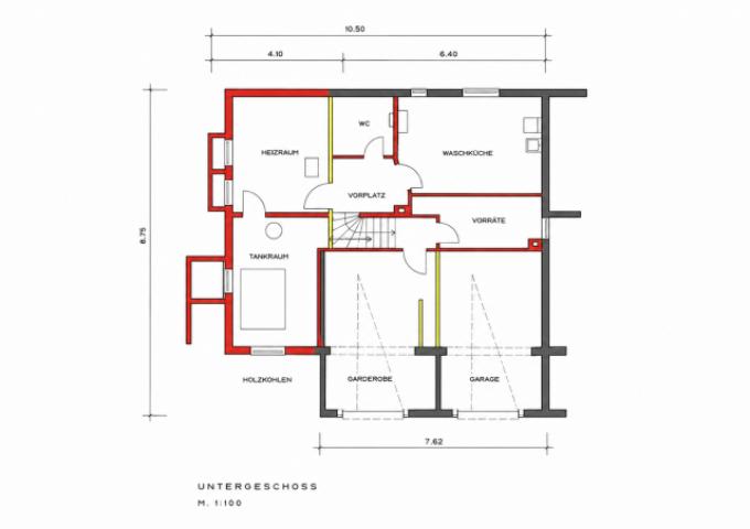 Grundriss Untergeschoss