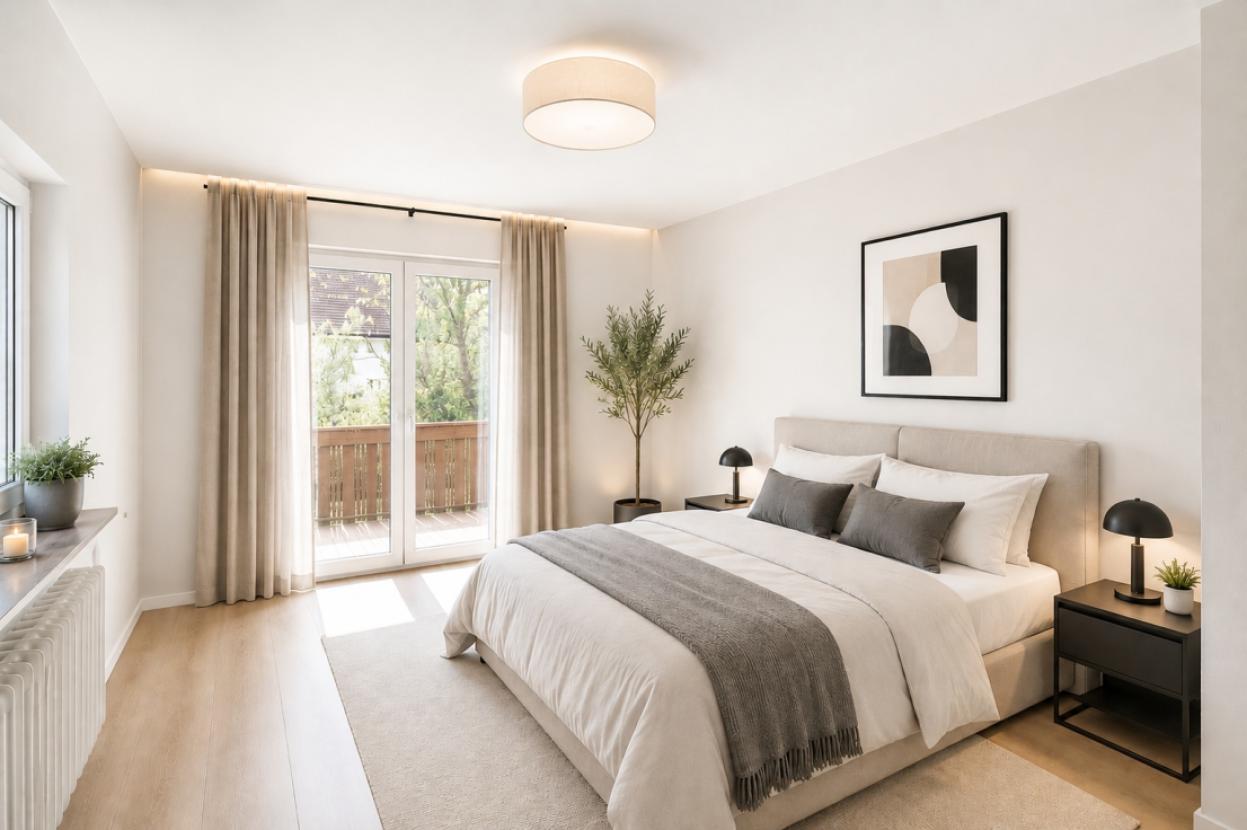 Schlafzimmer - Staging