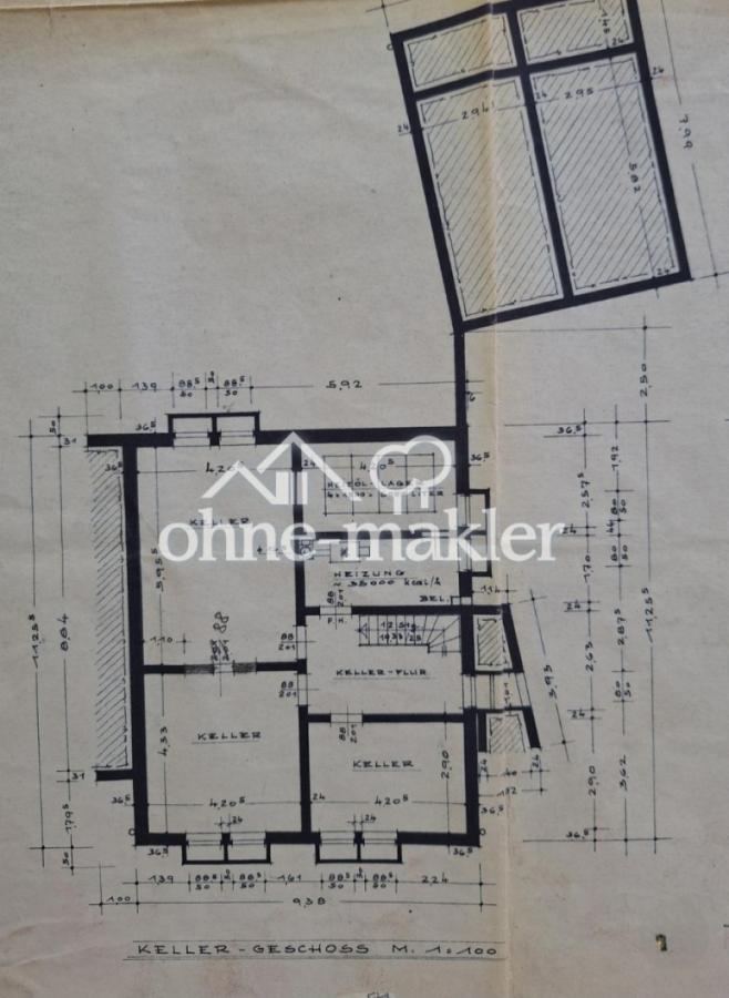 Grundriss Keller