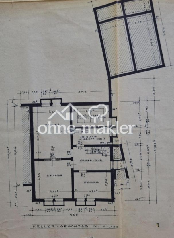 Grundriss Keller