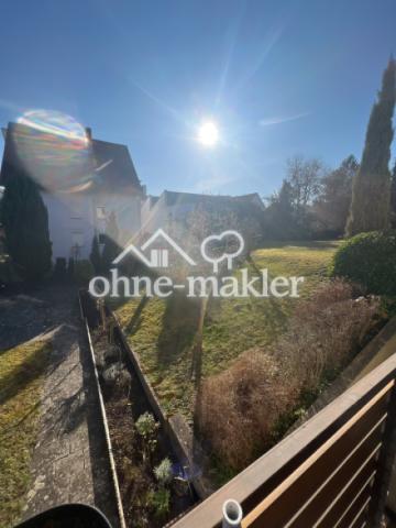 Südbalkon, Blick in den Garten