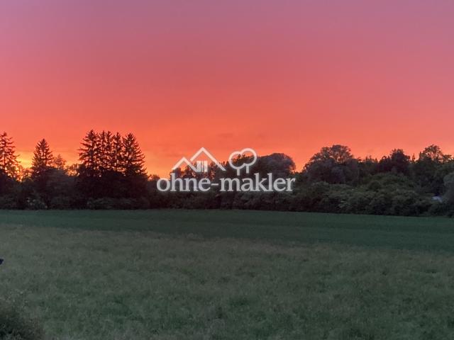 Sonnenuntergang vom Balkon