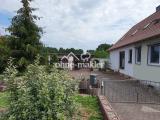 Blick vom Gehweg