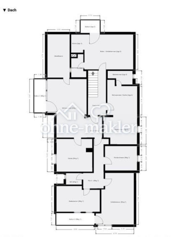 Grundriss DG-Wohnung