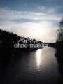 Blick Brücke über dem Kanal
