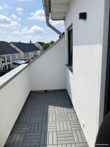 KI-Visualisierung – DG vermietete Wohnung - Balkon