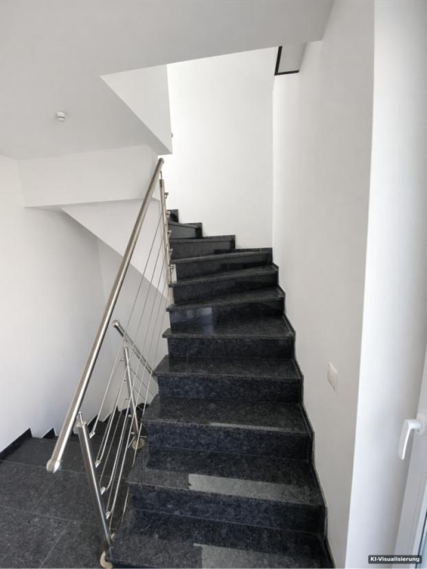 KI-Visualisierung – Treppenhaus