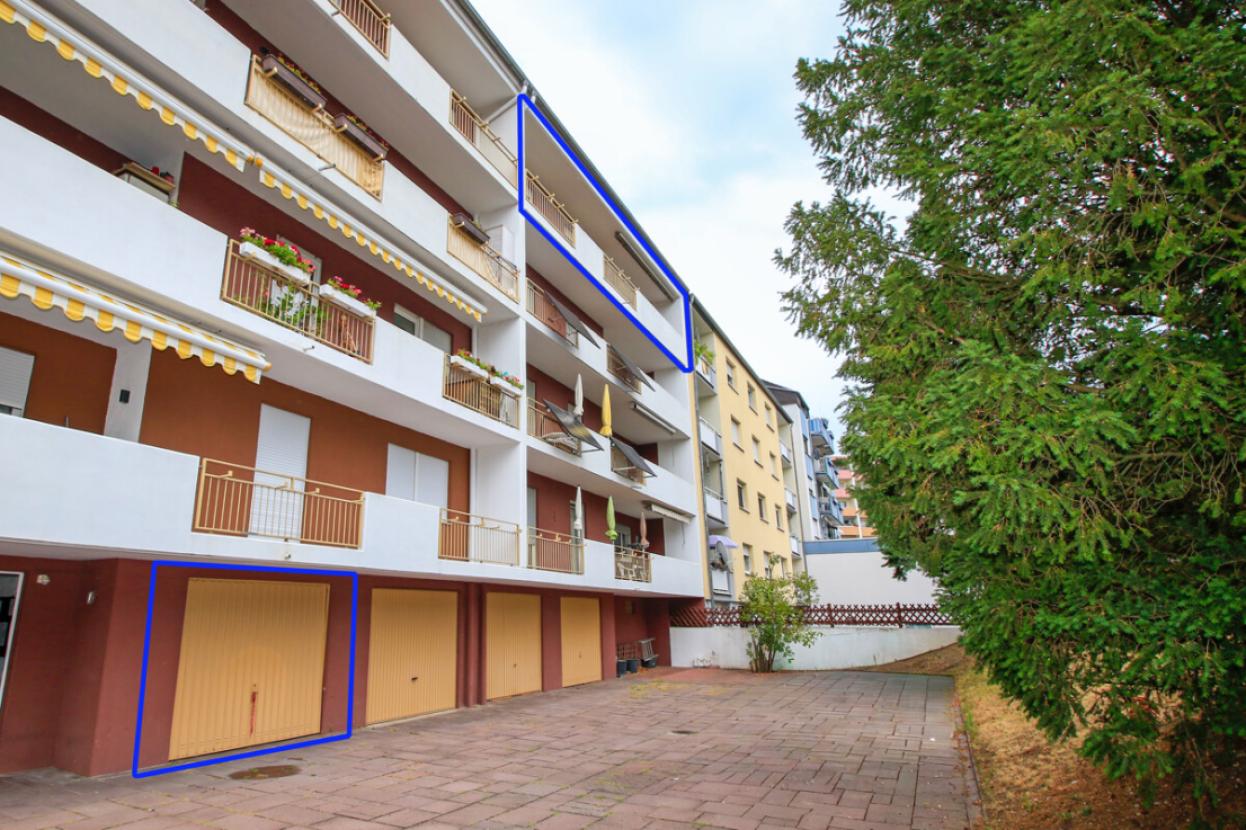 Hofansicht Wohnung