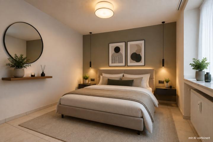 Einrichtungsbeispiel Ansicht Schlafzimmer