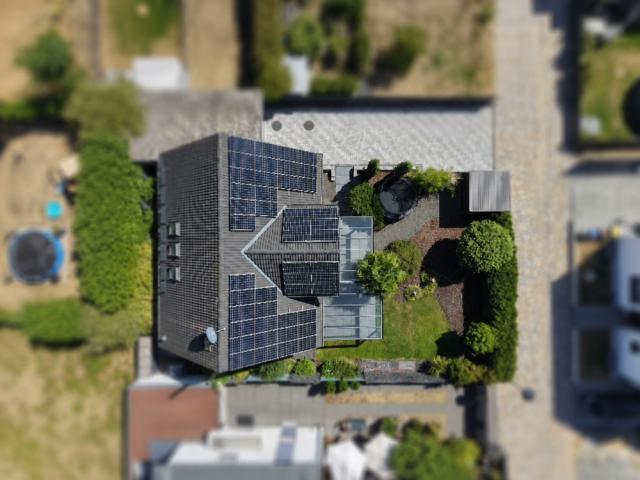 Drohnenaufnahme aus der Vogelperspektive