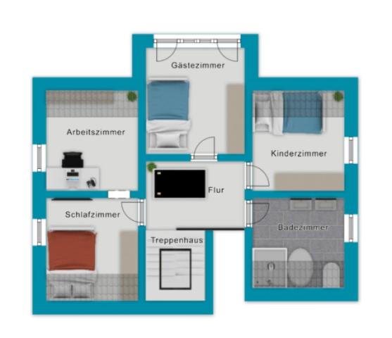 Grundriss Obergeschosses