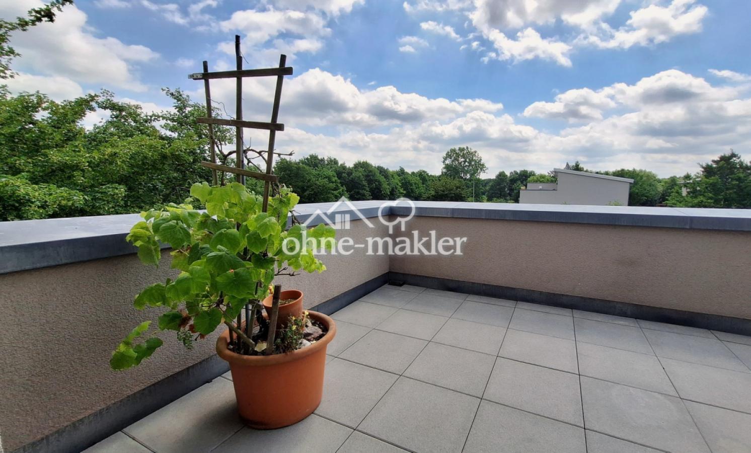 Dachterrasse mit Ausblick