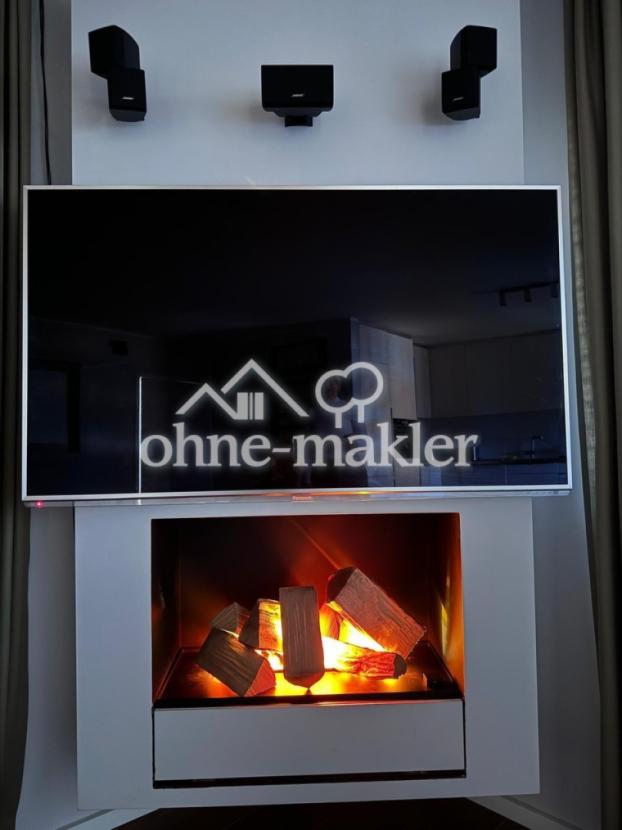 TV und Kamin
