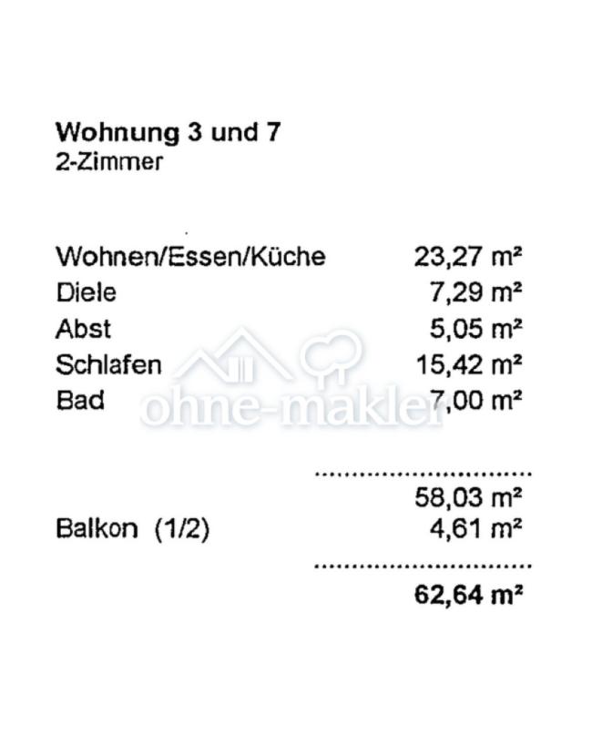 Wohnraumaufteilung
