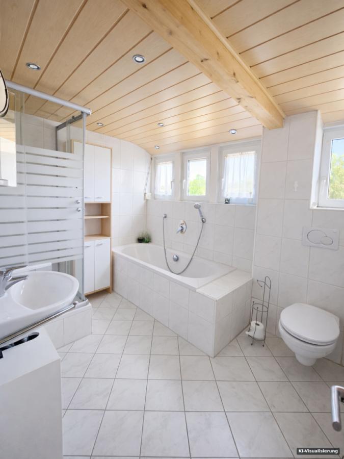 KI-Visualisierung – Badezimmer original OG