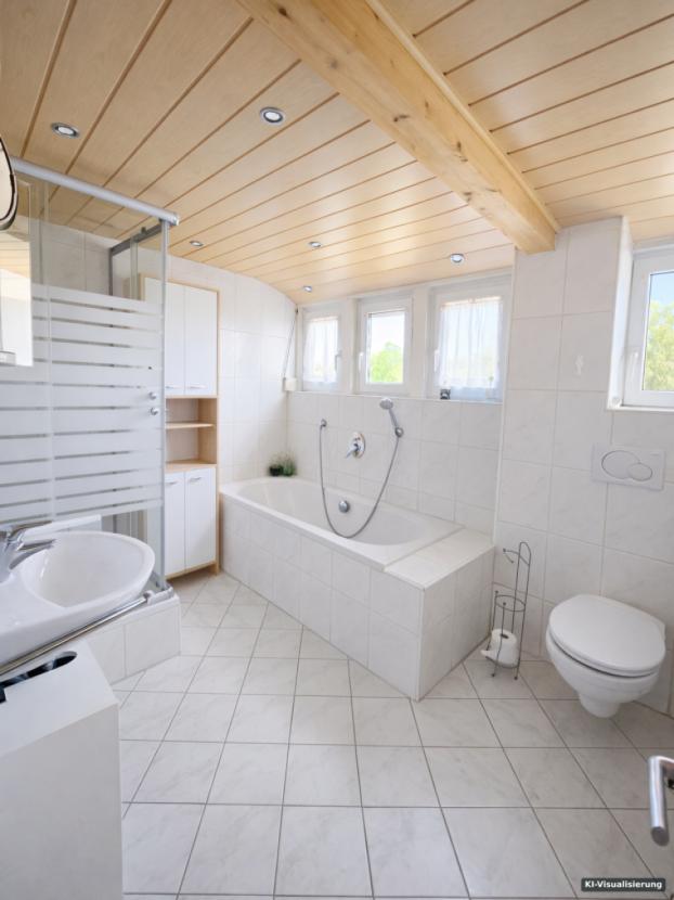 KI-Visualisierung – Badezimmer original OG